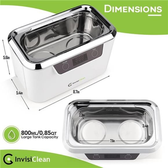 Professional Ultrasonic Cleaner Machine | Electronic Silver Jewelry Cleaner - Picture 6 of 7